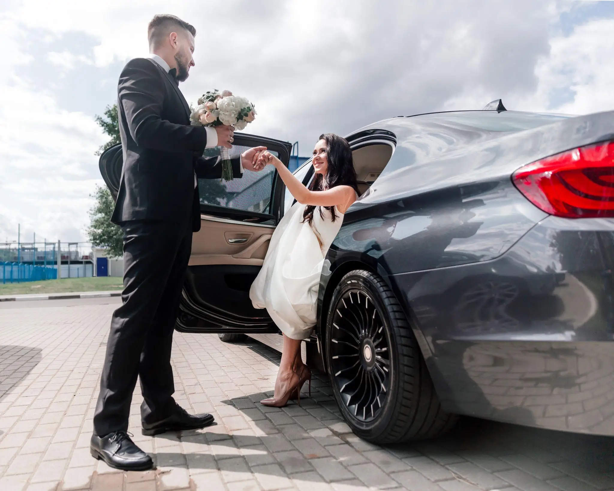 hire a car wedding